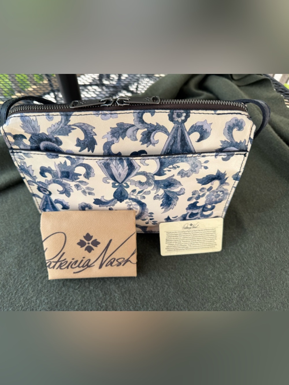 Patricia Nash, navy blue design Crossbody bag